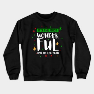 Wonderful time Christmas gift Crewneck Sweatshirt